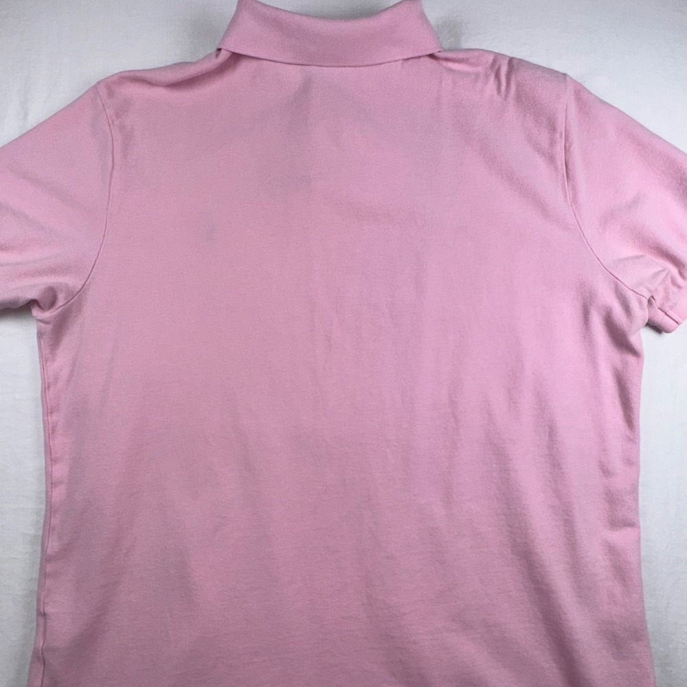 Polo Ralph Lauren Polo Shirt Mens XL Pink Custom Fit SS Pony Logo Preppy Golf - Picture 7 of 7
